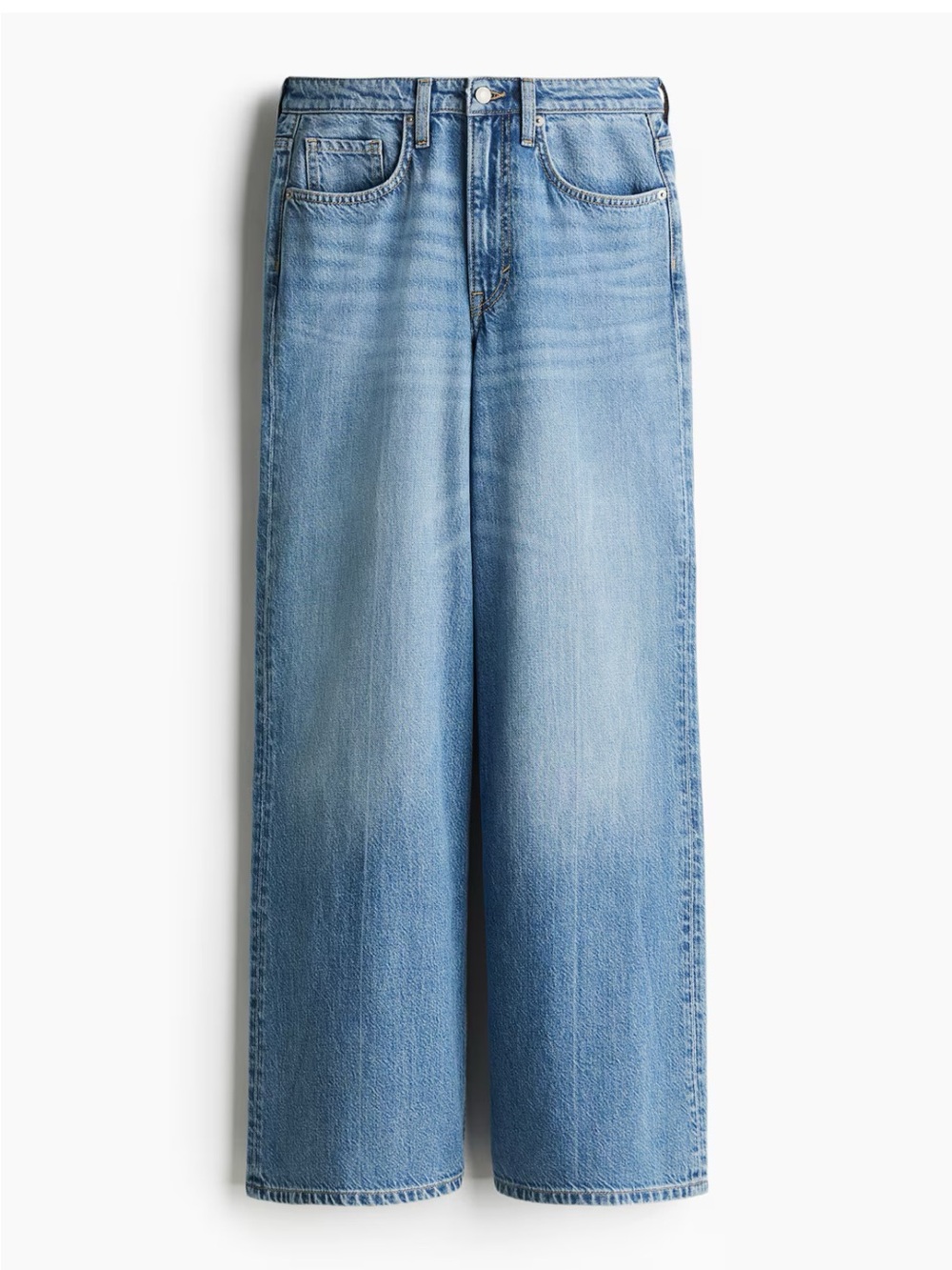 H&M Feather Soft wide leg jeans size 0